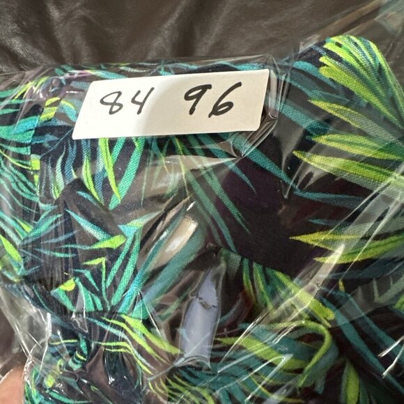 Soft Surroundings Sidnei Wide Leg Crop Palazzo Pants Linen Blend Palm SZ 2XL - Picture 14 of 14